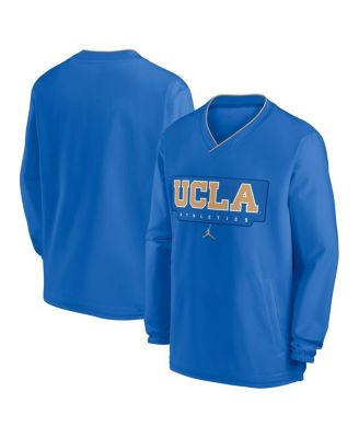 Jordan - Men's Blue UCLA Bruins 2024 Sideline Pullover Windshirt
