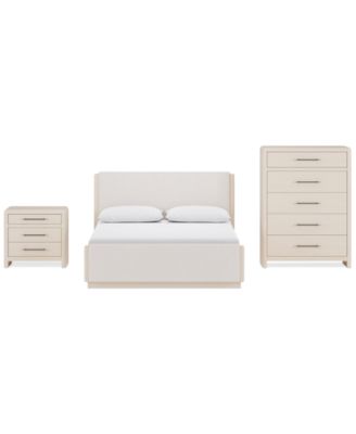 Furniture - Wallen 3-Pc. Set (Queen Bed, Chest & Nightstand)