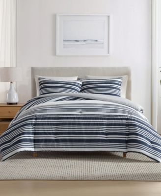 Nautica - Coastline Stripe Cotton 2 Pc. Comforter Set, Twin