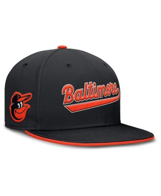 Nike - Men's Black Baltimore Orioles True Performance Fitted Hat