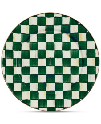 MacKenzie-Childs - Emerald Check Serving Platter