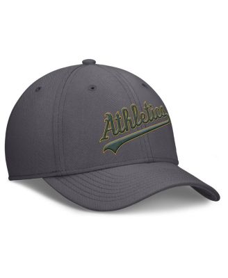Nike - Men's  Gray Athletics Swoosh Performance Flex Hat
