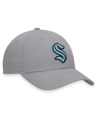 Fanatics - Men's Gray Seattle Kraken Extra Time Adjustable Hat