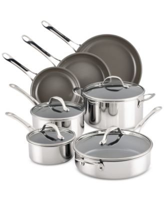 Anolon - EverLast Ceramic Nonstick 11-Pc. Cookware Set