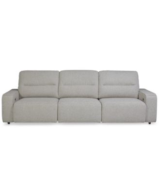 Furniture - Frandlyn 3-Pc. Fabric Power Sliding Sofa