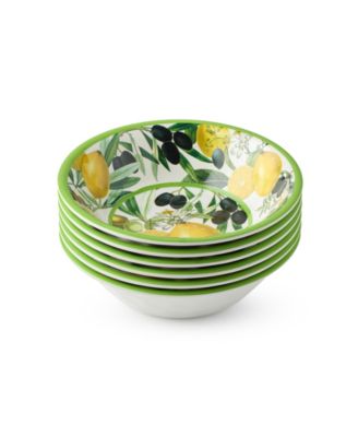 Limone Melamine All-Purpose Bowls, Set of 6 image