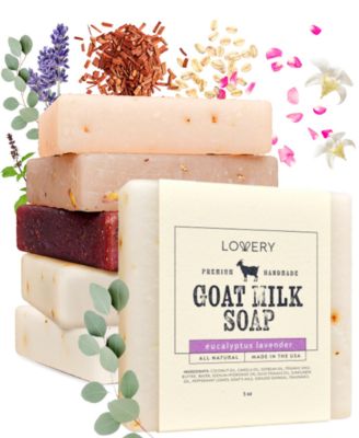Lovery - 6-Pc. Goat Milk Soap Bars Set