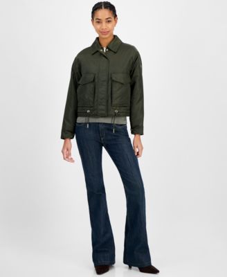 Michael Kors - Women's Reversible Bomber Barn Jacket