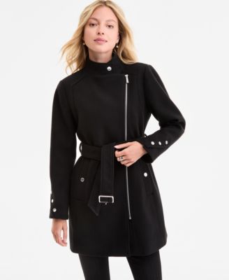 Michael Kors - Women's Asymmetric Belted Coat