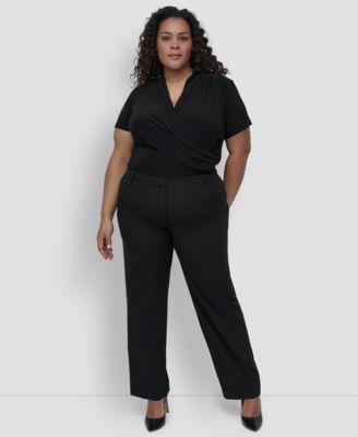 DKNY - Plus Size Modern-Fit Pants