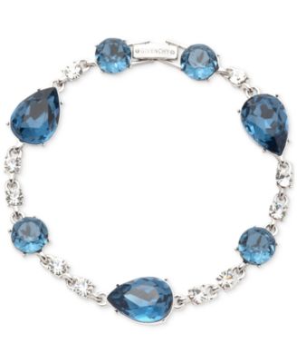 Givenchy - Silver-Tone Mixed Crystal Flex Bracelet