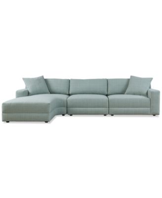 Furniture - Mayela 3-Pc. Fabric Chaise Sectional