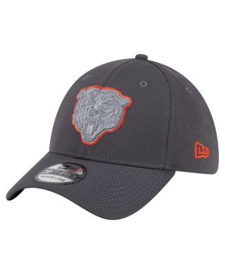 New Era - Men's Graphite Chicago Bears Main 39THIRTY Flex Hat