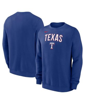 Nike - Men's Royal Texas Rangers Pullover Sweatshirt