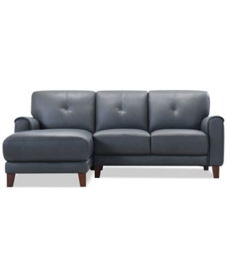 Furniture - Ashlinn 2-Pc. Leather Chaise Sofa