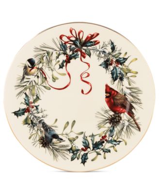 Winter Greetings Dinner Plate image