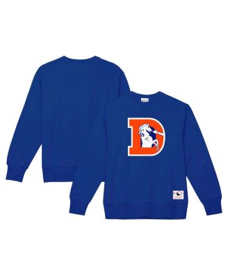 Mitchell & Ness - Men's Royal Denver Broncos Basic Fleece Pullover Sweatshirt