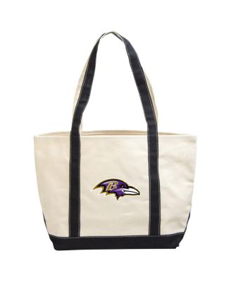 Logo Brands - Baltimore Ravens Canvas Tote Bag