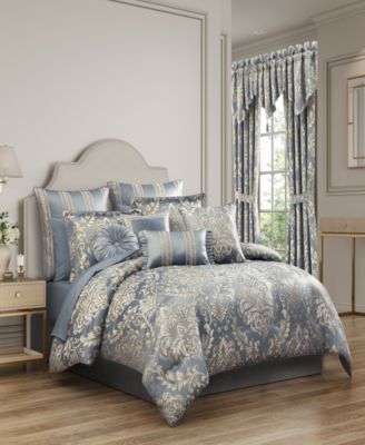 Lorenzo Damask 3-Pc. Comforter Set, Full/Queen image