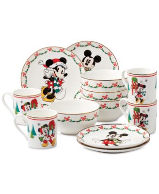 Disney Holiday 12 Pc. Dessert Set, Service for 4 image