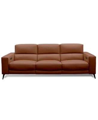 Furniture - Neiwert 3-Pc. Leather Sofa Sectional with 3 Power Recliners