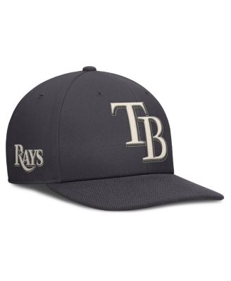 Nike - Men's Anthracite Tampa Bay Rays Statement Pro Snapback Hat
