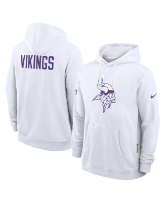 Nike - Men's White Minnesota Vikings Sideline Alt 2 Tight Coverage Performance Pullover Hoodie