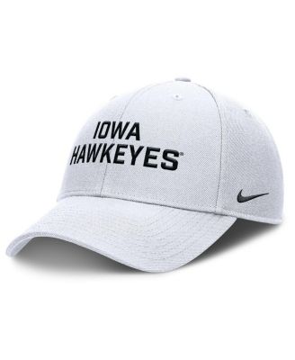 Nike - Men's White Iowa Hawkeyes Rise Practice Adjustable Hat