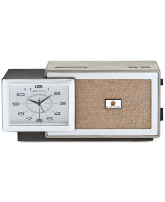 Bulova - Precision Tone Silver Clock Radio
