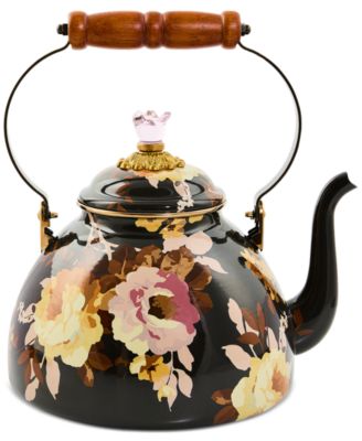 Wild Rose Brown 3-Qt. Tea Kettle image