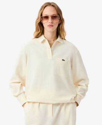 LACOSTE USA - Women's Oversized Button Up Top