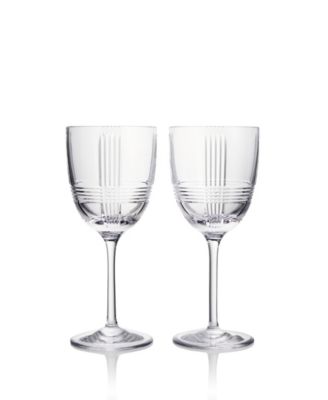 Vector White Wine Glasses, Set of 2 image