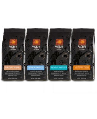 Copper Moon Coffee - Ground Coffee, Flavored Blends Variety Pack, 48 Ounces