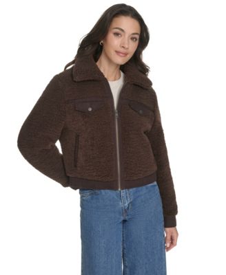 Levi's - Women's Sherpa Zip-Front Jacket