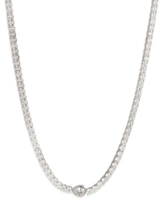 Givenchy - Glass Stone Extender Collar Necklace