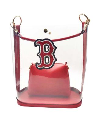 Cuce - Boston Red Sox Rhinestone&nbsp;Clear Purse