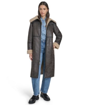Levi's - Women's FX Shearling Funnel Coat