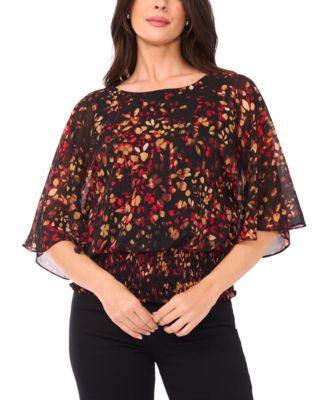Sam & Jess - Women's Smocked-Waist Top