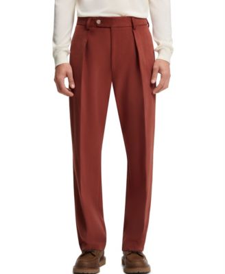 BOSS by Hugo Boss - Men's BECKHAM x BOSS Cotton Micro-Patterned Pants