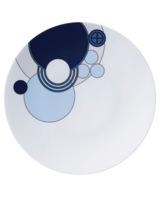 Frank Lloyd Wright Imperial Cabaret Blue Coupe Plate, 9-1/2" image