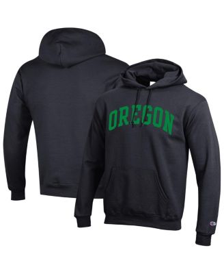 Champion - Men's Black Oregon Ducks Basic Arch Fleece Pullover Hoodie