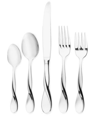 Macy's - "Satin Aquarius" 5-Piece Place Setting