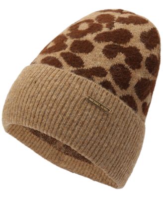 Michael Kors - Women's Leopard Crown Cuff Beanie