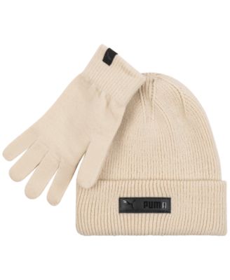 Puma - Men's 2-Piece Cuff Beanie and Gloves Set