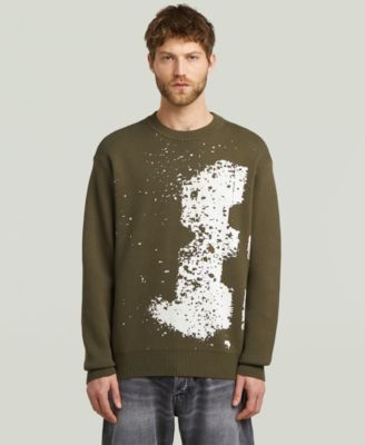G-Star Raw - Men's Sprayed 89 Pull-On Knit Sweater