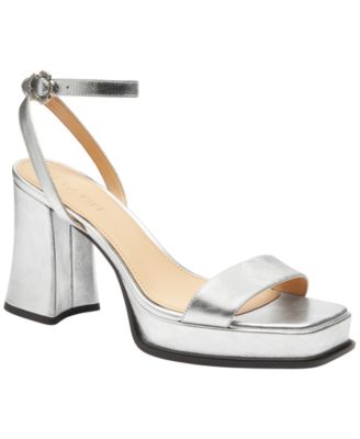 COACH - Women's Tea Rose Square Toe Platform Sandals