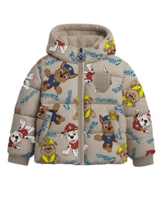 Paw Patrol - Boys 2T-7 Printed Puffer Jacket