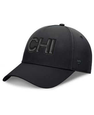 Fanatics - Men's Black Chicago Blackhawks Authentic Pro Road Team Code Flex Hat