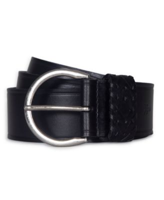 Frye - Women's 40MM Belt With Woven Keeper