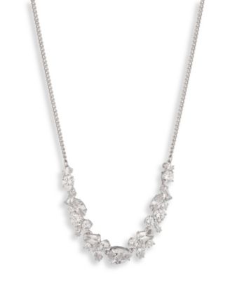 Givenchy - Cubic Zirconia Frontal Necklace